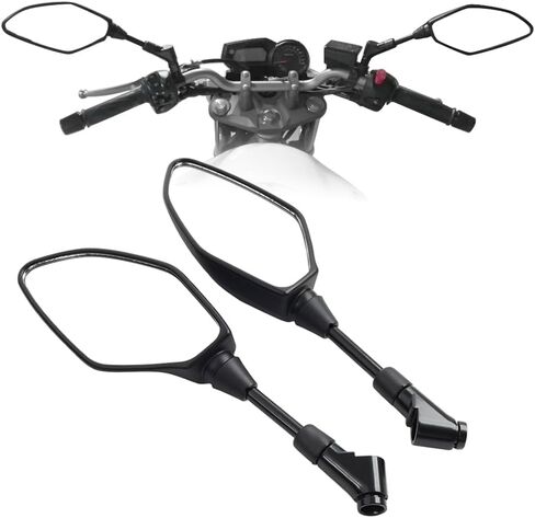Cnamid5 1 Pair Iron Blind Spot Mirrors Interior Mirrors Rear View Mirrors For Yamaha MT-15 2015-2024 in Saudi Arabia