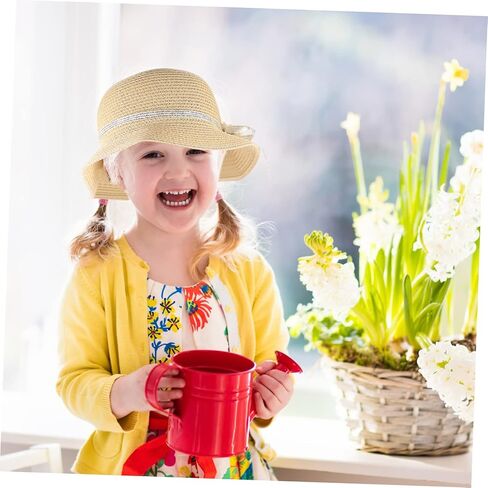 LIFKOME Girls Summer Hat Bag 1 Set Boys and Girls Sunshade Sun Block Children's Outdoor Easy to Carry Beige in Saudi Arabia