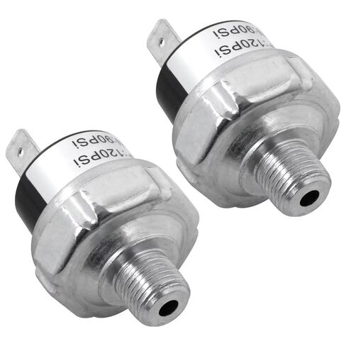 New Air Pressure Switch 90-120 PSI Pressure Switch 1/8"-27 NPT 24V 12V Pressure Switch Air Compressor Pressure Switch 120PSI Pressure Controller 90PSI Low Pressure Switch in Saudi Arabia