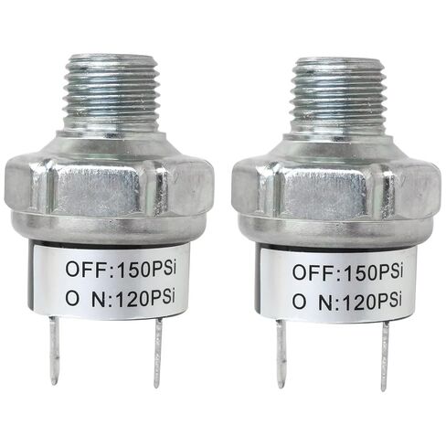 New Air Pressure Switch 120-150 PSI 1/4"-18 NPT DC 24V 12V Air Compressor 150PSI 120PSI in Saudi Arabia