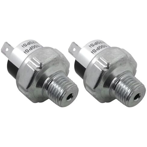 New Air Pressure Switch 70-100 PSI Pressure Switch 1/4"-18 NPT 24V 12V Pressure Switch Air Compressor Pressure Switch 100PSI Pressure Controller 70PSI Low Pressure Switch in Saudi Arabia