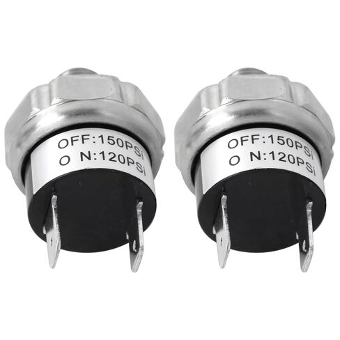 مفتاح ضغط الهواء الجديد 120-150 PSI 1/8 "-27 NPT DC 24V 12V ضاغط الهواء 120PSI 150PSI in Saudi Arabia