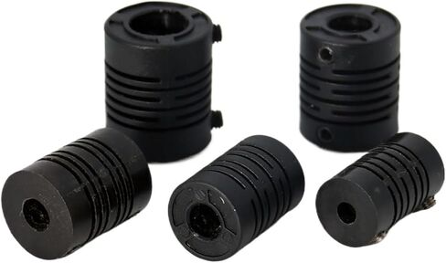 Automotive Transmission Shaft Center Support Beari LR2 ABS Glass Fiber Shaft Coupling 8mm Motor Coupler Nylon Elastics 4mmx4mm 6mmx6mm 8mmx8mm Automotive Chassis Bearing(Aluminum-D15L20-8-8) in Kuwait