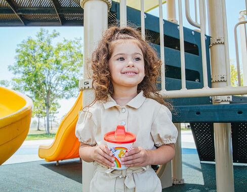 Gamago Care Bears Baby Sippy Cup - Adorably Cute Learner Sippy Cup for Babies, Toddlers & Kids - 6+ Months Old - Holds 7 Ounces - BPA-Free - Food-Safe - Spill Proof - Easy to Clean in Kuwait