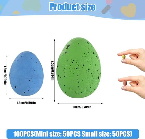 100 قطعة من بيض عيد الفصح الرغوي الصغير - بيض الطيور الاصطناعية المرقطة بألوان الباستيل لحشو سلة عيد الفصح، ديكور حفلات الربيع، الحرف اليدوية، إكليل الزهور وديكورات الطاولة المركزية in Kuwait