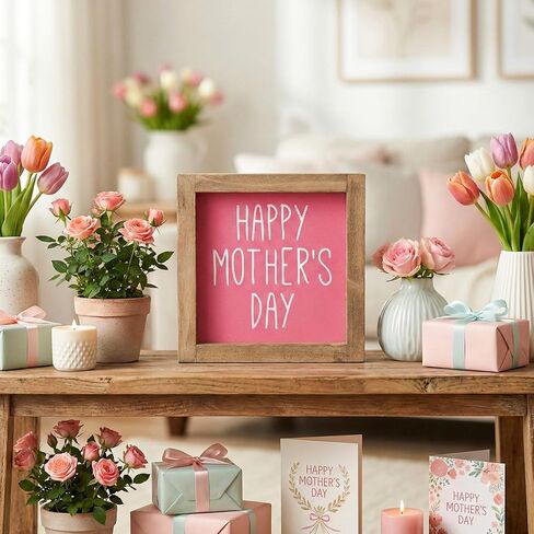 علامة عيد الأب فلانجايري، هدايا الأب من أطفال ابنة الابن، لوحة خشبية بابية، قطع مركزية للطاولة ديكور حوائط المنزل in Kuwait