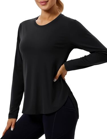 MAGCOMSEN Women's UPF 50+ Sun Shirts Long Sleeve UV Protection Shirt Quick Dry Lightweight Workout Athletic Hiking Tops in Saudi Arabia