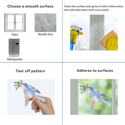 79 قطعة من ملصقات النوافذ للربيع والصيف - ملصقات النوافذ للربيع والصيف للنوافذ الزجاجية in Kuwait