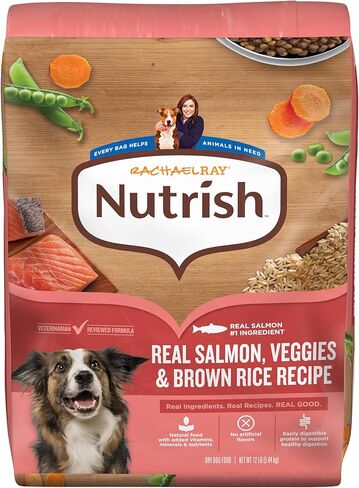 Rachael Ray Nutrish Salmon Dry Dog Food, 26 Pound Bag in Saudi Arabia