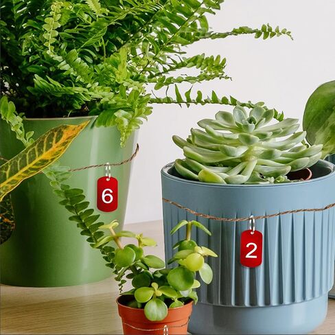 30 قطعة من علامات الألومنيوم المرقمة مع حلقات مفاتيح رقم 1-30 علامات أرقام معدنية علامات رئيسية لتحديد هوية الفندق ومنزل النوم وخزانة المنزل in Kuwait