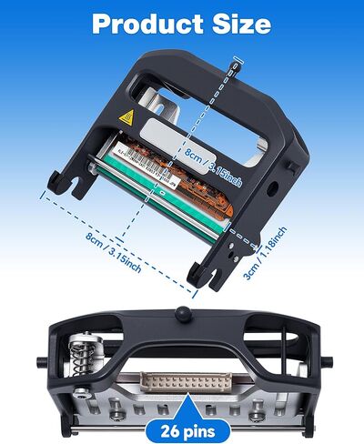P1094879-020 رأس طباعة أصلي لـ Zebra ZC100 ZC300 ZC350، استبدال رأس طباعة OEM جديد لطابعات البطاقات الحرارية Zebra، طباعة بطاقة هوية ملونة 300 نقطة في البوصة أداء مثالي وعمر ممتد in Saudi Arabia