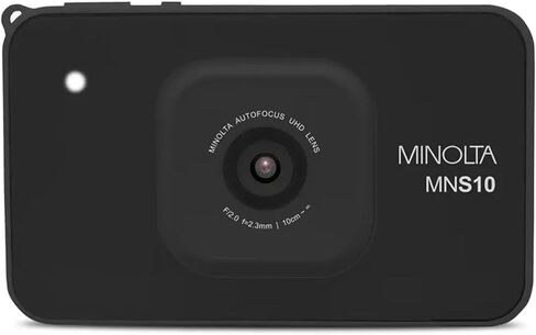 Minolta 48MP Digital Camera - 4K Ultra Slim HD Video, 2.9" IPS LCD Display, Autofocus Lens with Digital Image Stabilization, 4X Digital Zoom, Compact Travel Camera for Vlogging (Teal) in Kuwait