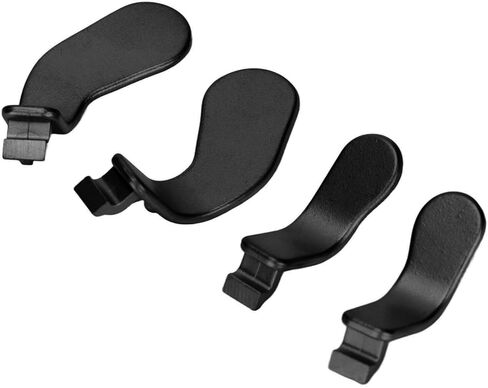 Generic 4PCS Stainless Steel Replacement Controller Paddles for One Elite Controller Series 2 (Black), Generic7pzi98q2nv-11 in Kuwait
