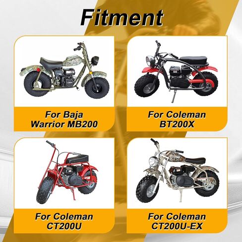 ترقية ماسورة العادم مع كاتم الصوت لـ Coleman CT200U BT200X CT200u-ex، لـ Predator 212cc 196cc/6.5HP Go Kart ودراجة صغيرة تعمل بالغاز in Kuwait