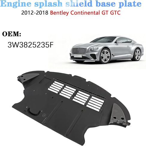 3W3825235F Engine Splash Shield Case Guard for Continental Gt Gtc 2012-2018 Engine Under Cover Mud Flaps Protection Shield 3W3-8252-35F in Saudi Arabia