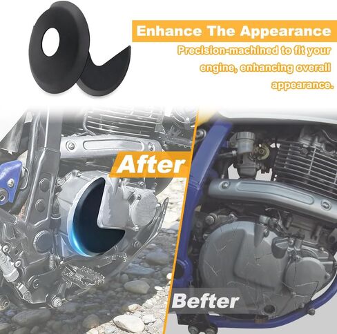 Engine Case Guards with RTV Adhesive Fit for DR650 1996-2025 Clutch and Lgnition Case Protector Cover in Saudi Arabia