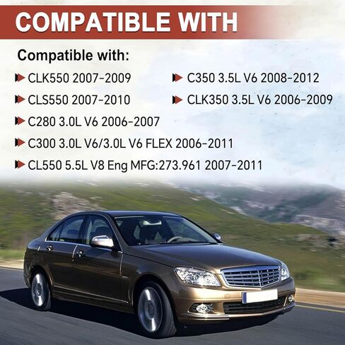 مجموعة حشية مبيت فلتر زيت المحرك متوافقة مع Benz C300 3.0L V6 2006-2011، CLS550 2007-2010، CLK550 2007-2009، C280 3.0L V6 2006-2007 إلخ، استبدل رقم OE 2721840280، 2721840080 in Saudi Arabia