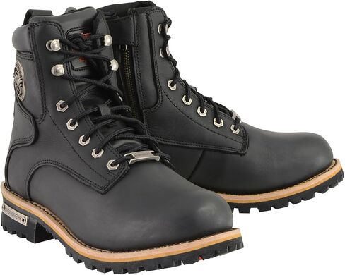 Milwaukee Leather Men's Lace to Toe Logger Boot Round - MBM9095 (Size 15) in Saudi Arabia