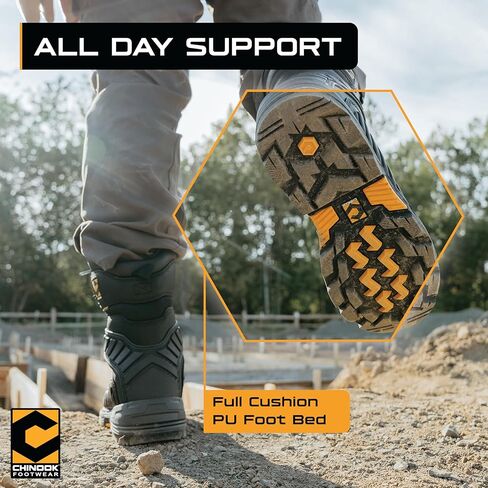 Chinook Footwear Scorpion 9" Composite Toe Industrial & Construction Waterproof Work Boots in Kuwait