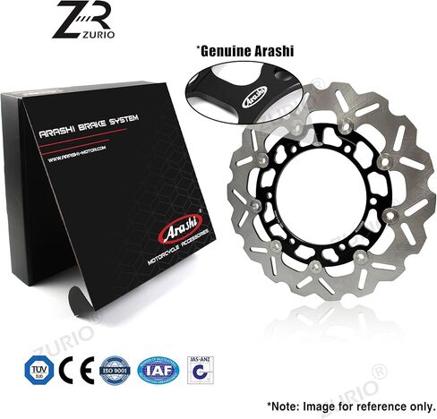 دوارات أقراص الفرامل الأمامية والخلفية العائمة متوافقة مع Honda CBR600RR Non ABS 2003-2020، CBR600RR ABS 2009-2015، CBR1000RR 2004-2005، ذهبي in Saudi Arabia