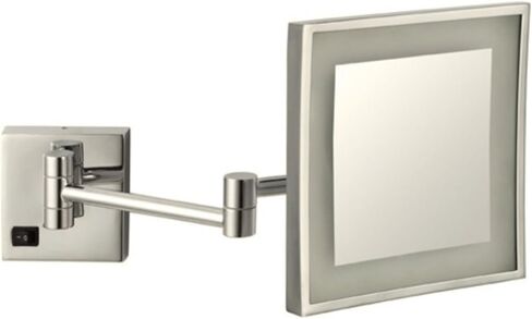 Nameek's Glimmer Square Wall-Mounted 3X Mirror AR7701, Chrome in Saudi Arabia