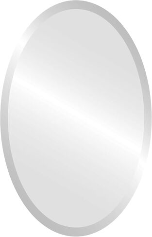 Custom Cut Mirror, Oval Mirrors - 3/16-1/4" Thick - Bevel Polish Edge, America Mirror in Kuwait