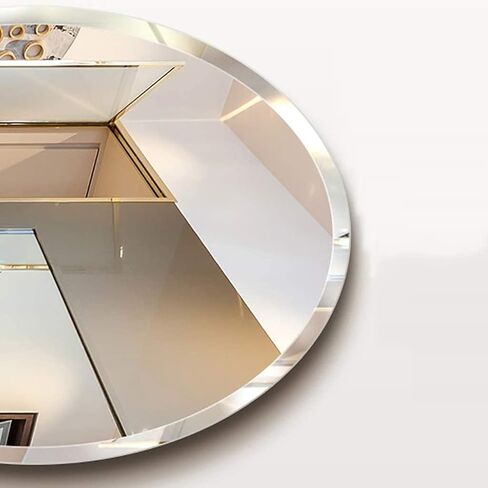 Custom Cut Mirror, Oval Mirrors - 3/16-1/4" Thick - Bevel Polish Edge, America Mirror in Kuwait