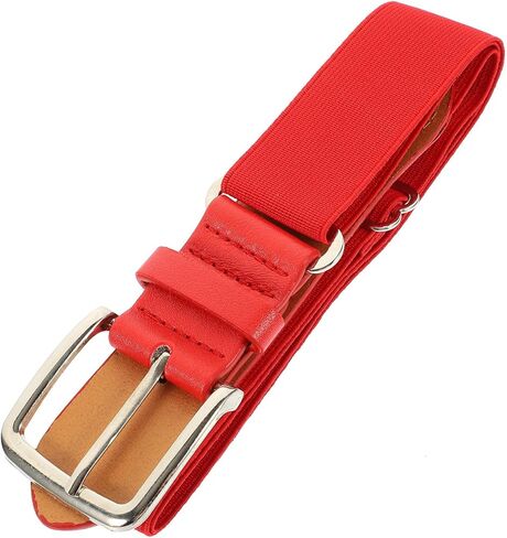 minkissy Youth Baseball Belt Softball Belt for Men and Students Outdoor Sports Red Adjustable Protective Gear in Saudi Arabia