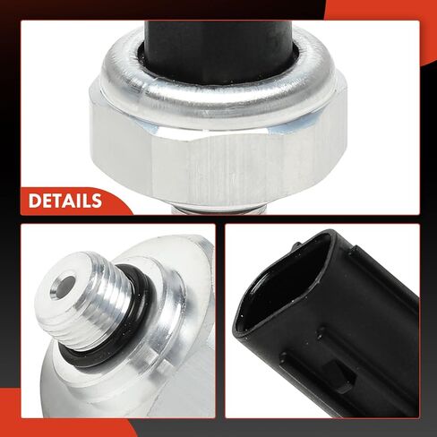 A-Premium HVAC Pressure Transducer Compatible with Toyota Camry 2018-2022, Corolla 2019-2023, Corolla Cross, Highlander, Sienna, Avalon, Mirai, bZ4X & Lexus ES350, ES250, ES300h in Kuwait