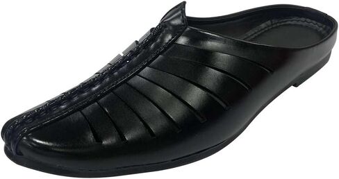 Mens Ethnic Designer Punjabi Jutti for Men Cream Gold Shoes Wedding Khussa Traditional Handmade Loafers in Kuwait