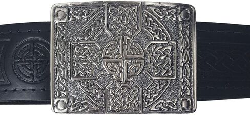 إبزيم حزام متقاطع سلتيك عتيق - إبزيم حزام المرتفعات الاسكتلندي التقليدي بتصميم متشابك in Kuwait