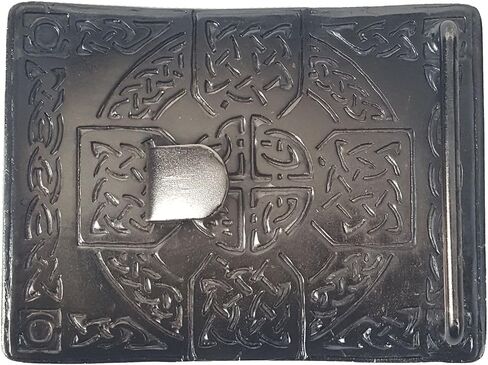 إبزيم حزام متقاطع سلتيك عتيق - إبزيم حزام المرتفعات الاسكتلندي التقليدي بتصميم متشابك in Kuwait