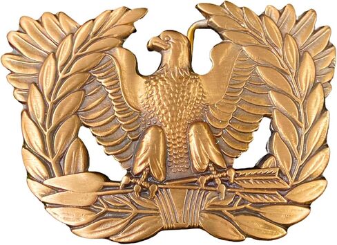 مشبك حزام من البرونز الصلب لضابط صف بالجيش الأمريكي، شارة فرع النسر الصاعد in Kuwait