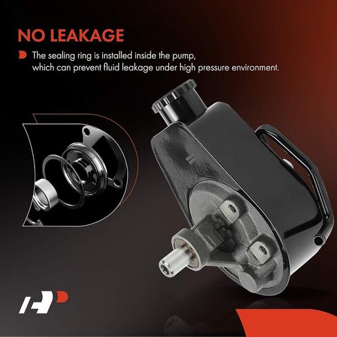 A-Premium Power Steering Pump, with Reservoir, Compatible with Dodge Durango 2001-2003 5.9L, Dakota 2001-2003 3.9L 5.9L, Replace # 52039489AD, 52039489AC in Kuwait