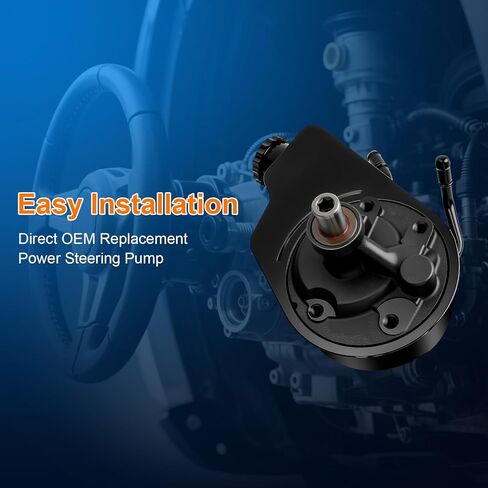20-8739 Power Steering Pump with Reservoir Fits for Chevrolet GMC Cadillac AM General Hummer Chevy Silverado 1500 Classic Silverado 2500 Suburban 3500 HD Sierra 1500 Yukon 1996-2017 Replaces 26041316 in Saudi Arabia