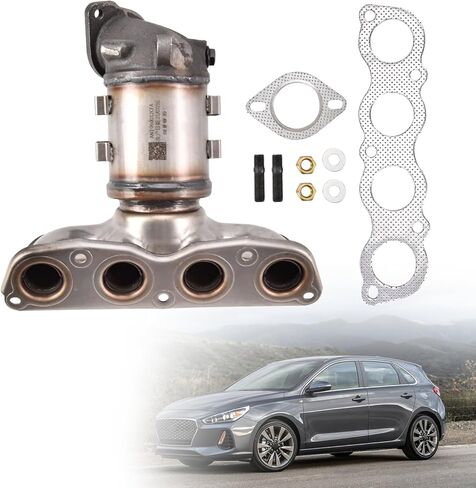 674-092 محول حفاز أمامي مناسب لسيارة Hyundai Elantra 2.0L 2017-2020، لكيا Forte&Forte5 2.0L 2017-2021، استبدل 28510-2EFB0 28510-2ESA0 28510-2ESB0 327-10007 327-10170 33369 in Saudi Arabia