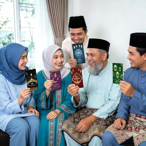 24 قطعة من مظاريف أموال عيد مبارك للنقود وحاملات بطاقات هدايا رمضان ومغلف جيب للعطلات للنقود وبطاقات مبارك الإسلامية، 6 ألوان in Kuwait