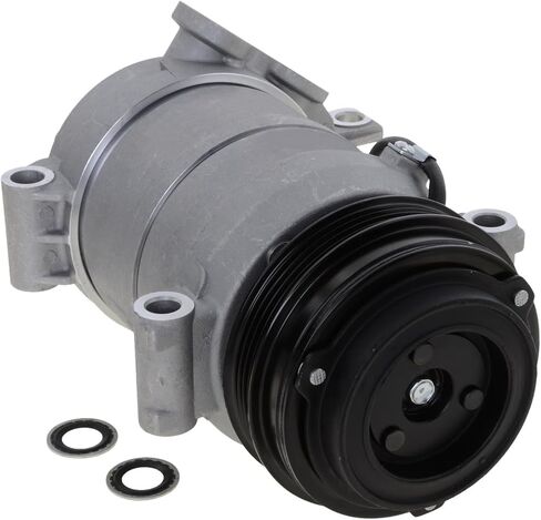 Replacement A/C Compressor Kit fits GMC Sierra 2500 (V8 5.3L, 6.0L) 1-Bolt Hose Mounting in Saudi Arabia