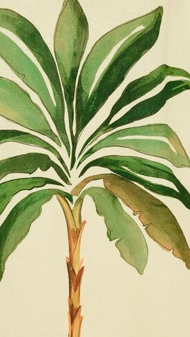 فستان طويل بطباعة استوائية للنساء، طباعة استوائية، L in Kuwait