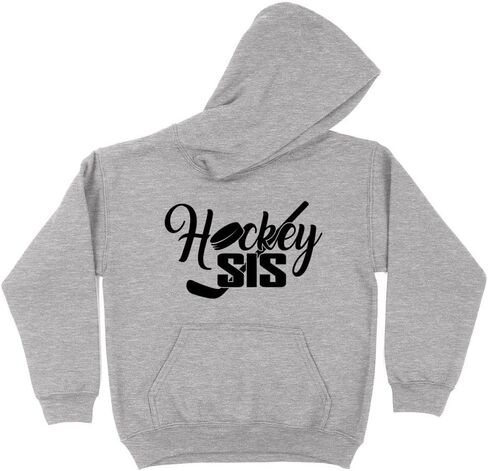 Hockey Sis Sister Kids Hoodie Sweatshirt Youth in Saudi Arabia