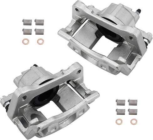 2x Front Disc Brake Caliper W/Bracket for 08-13 Chrysler Town&Country,for 08-15 Dodge Grand/07-10 Nitro, for 09-12 VW Routan, for Jeep 08-12 Liberty/ 07-12 Wrangler, for Ram 12-13 C/V 18B5044 18B5045 in Saudi Arabia
