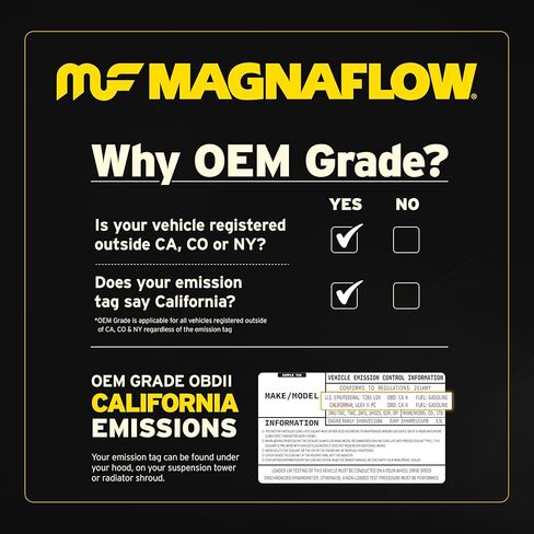 المحول الحفاز MagnaFlow 280248: درجة OEM، ملاءمة مباشرة، متوافق مع 2020-2022 Ford Transit-250، 2020-2022 Ford Transit-350، والمزيد (متوافق مع الفيدرالية/وكالة حماية البيئة) in Kuwait