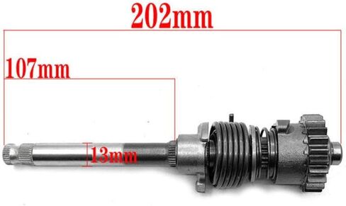 13mm Kickstart Shaft And Spring Compatible With 125cc Engines Fits - 125 Pit Dirt Bike Kick Start Replacement Parts in Kuwait