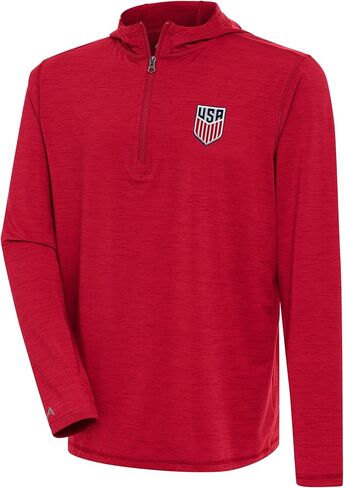 Antigua US Mens Soccer Tidy Quarter Zip Pullover in Kuwait