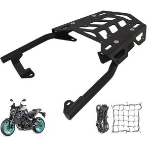 لياماها MT-09 الراسم 900 GT 2018 2019 2020 الثقيلة دراجة نارية الأمتعة رف البضائع الناقل مسحوق المغلفة قوي 100 رطل قدرة أعلى حامل الصندوق دعم قوس مع 2PCS شبكات in Kuwait