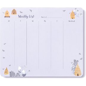 مفكرة مخططة أسبوعية من High Note جديدة وملونة: مغناطيسية - 52 ورقة قابلة للتمزيق - 9 بوصة × 7.5 بوصة (1531905757) in Kuwait