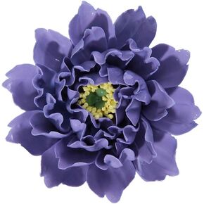 الفاوانيا السيراميك زهرة جدار ديكور الاصطناعي 3D زهرة جدار الفن لغرفة المعيشة المنزل المدخل غرفة نوم المطبخ مزرعة الحمام غرفة الطعام، الأرجواني، 4.72 بوصة in Kuwait