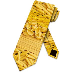 Three Rooker Pasta Ties Mens Italian Food Necktie Chef Tie in Kuwait