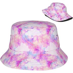 Bucket Hats for Women Sun Beach Travel Cap Unisex Men Bucket Hat in Kuwait