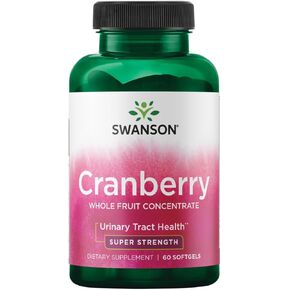 Swanson Super Strength Cranberry Whole Fruit Concentrate 420 Milligrams 60 Sgels in Kuwait